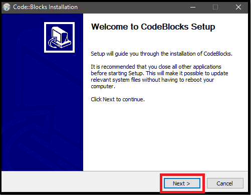 code blocks mingw-setup-installation 1